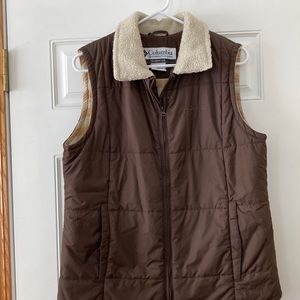 Columbia vest brown large